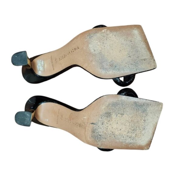 BCBGMAXAZRIA Women's Favari Mid Heel Dress Sandal Women's Shoes In Black 8.5 - Picture 11 of 14